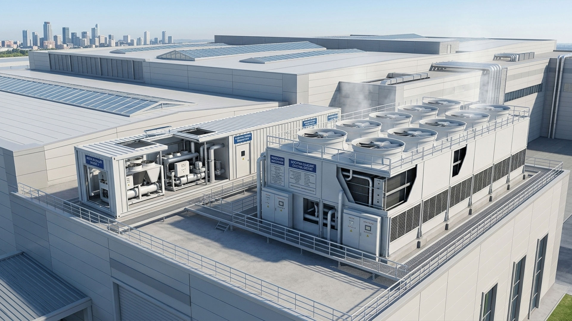 Soğutma kulesi iç yapısı