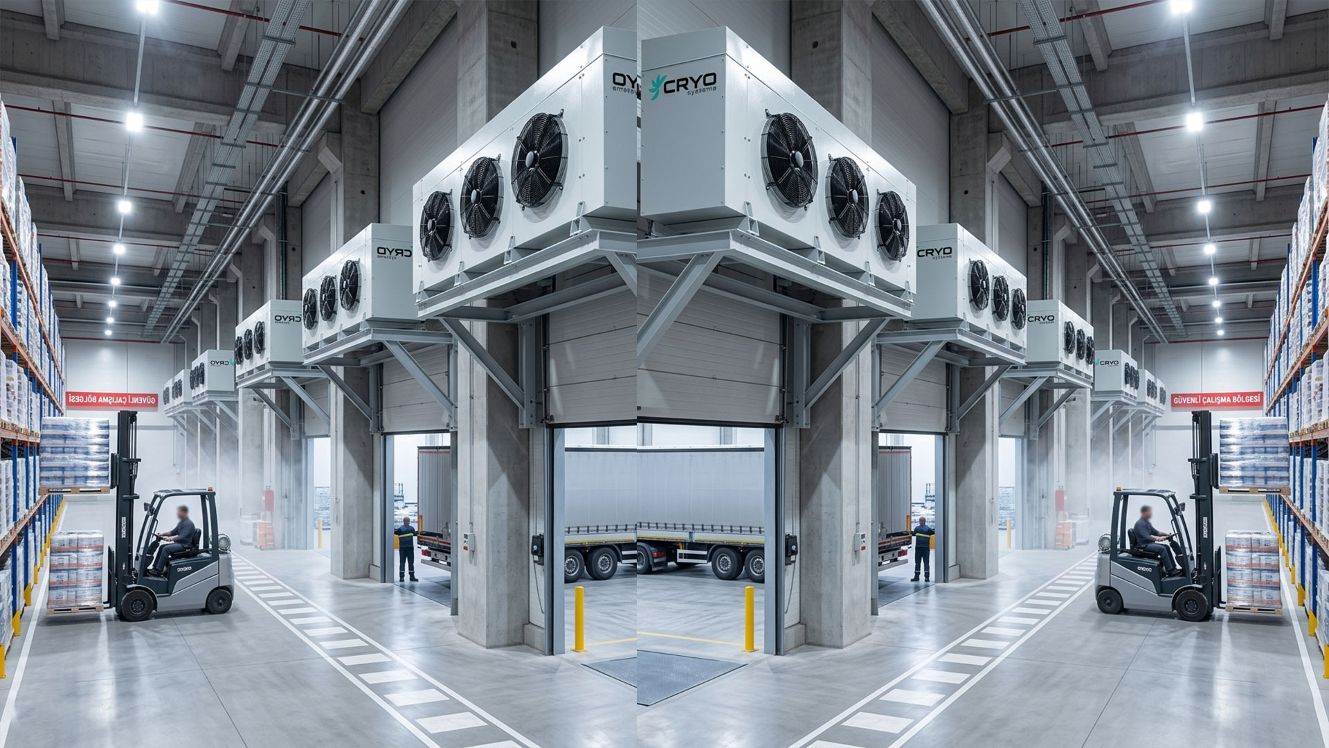 Evaporatör iç detayları