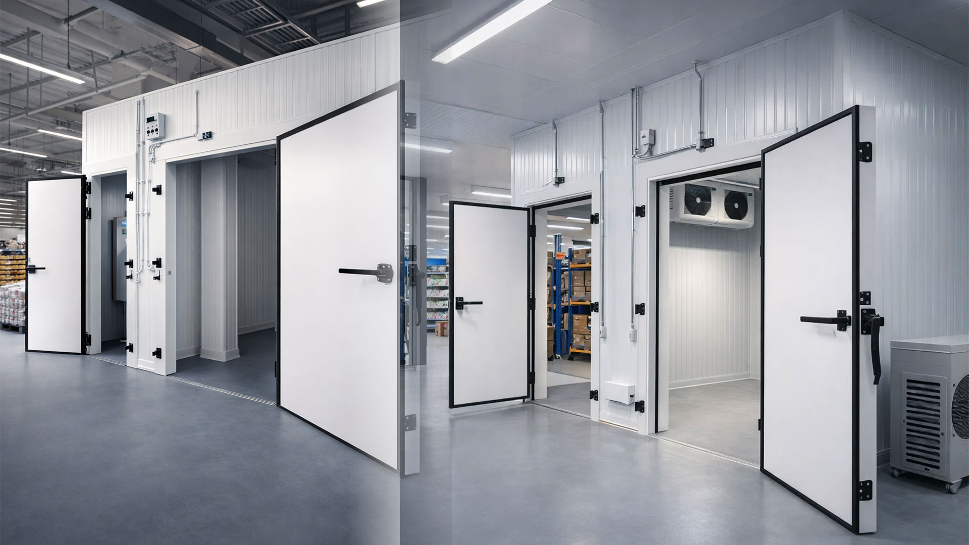 Soğuk hava deposu iç görünüm